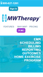 Mobile Screenshot of mwtherapy.com